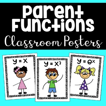 Preview of Parent Functions - High School Math Posters