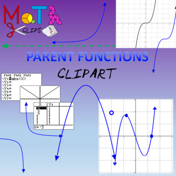 Preview of Parent Functions Clipart