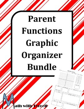 Preview of Parent Functions Graphic Organizer Bundle