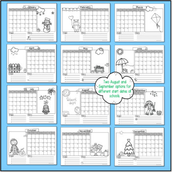 Parent Gift Calendar 2023 | Coloring Pages | FREE Yearly Updates