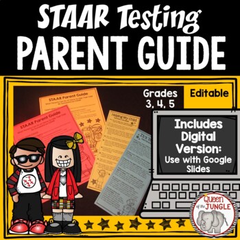 STAAR Test Parent Guide  Standardized Testing Parent Guide includes Digital