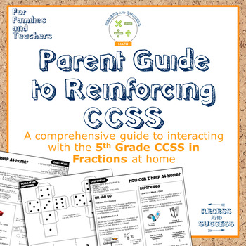 Preview of Parent Guide to Reinforcing CCSS Math: NF, Grade 5