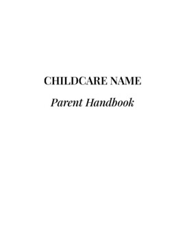 Preview of Parent Handbook