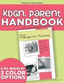 Parent Handbook (Welcome to Kindergarten)