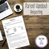 Parent Handout - Supporting the development of verbal requests