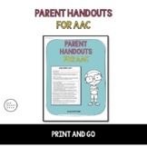 Parent Handouts AAC Parent Handouts Augmentative and Alter