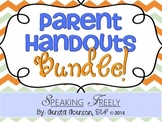 Parent Handouts Bundle!