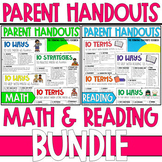 Parent Handouts Bundle