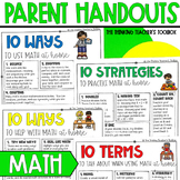 Parent Handouts Math