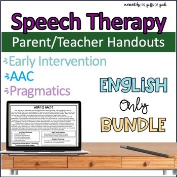 speech therapy handouts for parents