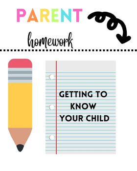 Preview of Parent Homework