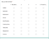 Parent IEP Input Google Form for Elementary Students