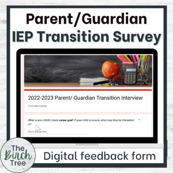 Preview of Parent IEP Survey