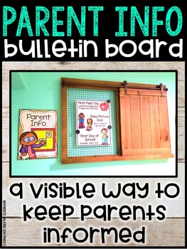 Preview of Parent Information Bulletin Board [FREEBIE]