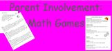 Parent Involvement: Math Games