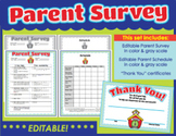 Parent Involvement Survey and Certificate