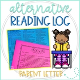Parent Letter for an Alternative to Reading Logs