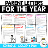 Parent Letters from Teacher
