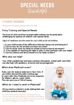 Potty Training Oops! Note to Parents (teacher made) - Twinkl