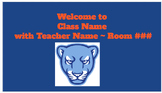 Parent Night PPT English Class - Easy to Edit Google Slide