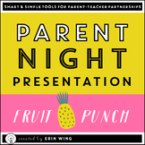 Parent Night Slide Presentation: Fruit Punch Style