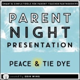 Distance Learning Parent Night Slide Presentation: Peace a