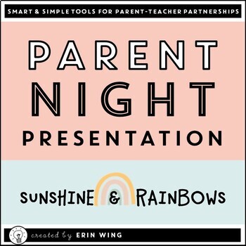 Preview of Parent Night Slide Presentation: Sunshine and Rainbows