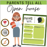 Parent Night or Open House Conference Handout- Fun Facts a