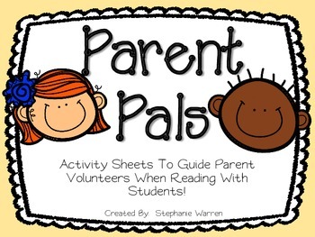 Preview of Parent Pals-Response to Reading Pack