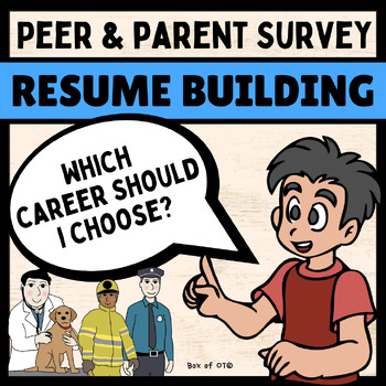 Preview of Parent & Peer Survey to Support Students to Identify Strengths & Careers