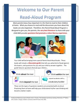 Preview of Parent Read-Aloud Program Discussion Guides