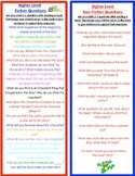 Parent Resource- Fiction and Informational Questions to As