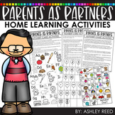 Parent Resource and Idea Packets for Preschool and Kindergarten