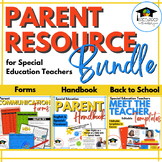 Parent Support Resources and Communication Bundle for Spec