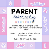 Parent Survey