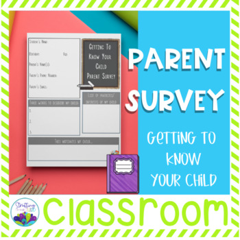 Parent Survey - Back to School FREEBIE by Strutting through Third