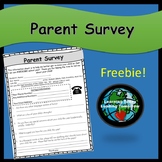 Parent Survey- Freebie!