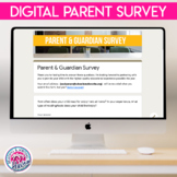 Digital Parent Survey for Back to School - Distance Learning