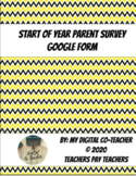 Parent Survey Transition Google Form Special Education Bac