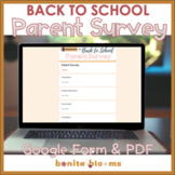 Parent Survey for Teachers Google Form and Printable