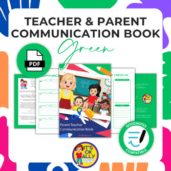 Preview of Parent Teacher Communication for Children with Disabilities: Digital (Green)