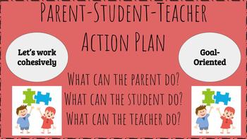 Preview of Parent Teacher Conference Action Plan