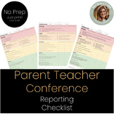 Parent Teacher Conference Checklist