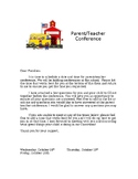 Parent Teacher Conference Example Letter
