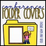 Parent Teacher Conference Folder Cover | Portfolio Day | S
