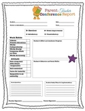 Parent Teacher Conferences Worksheets & Teaching Resources | TpT