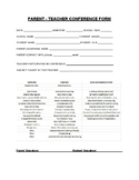 Parent-Teacher Conference Form