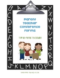 Parent Teacher Conference Form Bundle