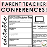 Parent Teacher Conference Form | FREEBIE | Digital or Print