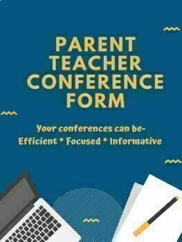 Preview of Parent/Teacher Conference Form- Language Arts *Google Docs/Slides *Editable*